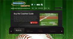 Desktop Screenshot of baseball-concepts.com